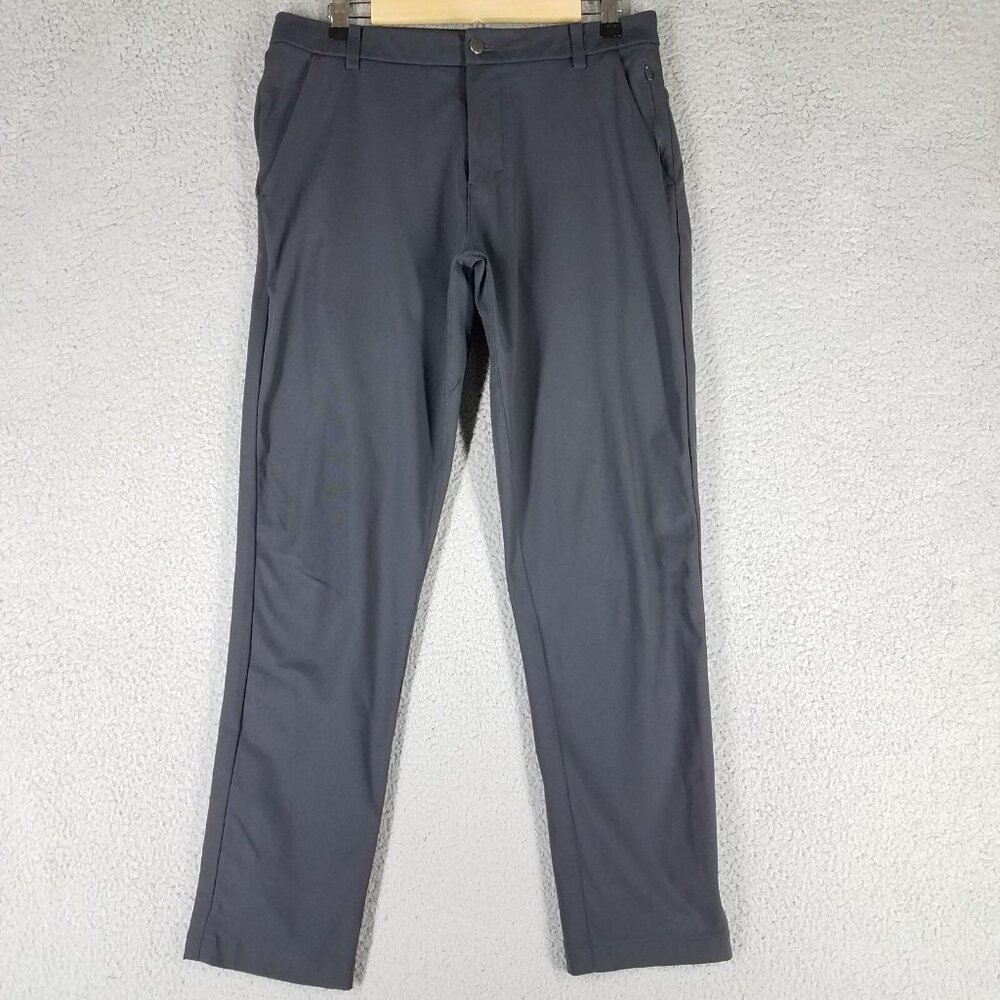 Lululemon Commission Pants Adult 31 x 29 Black Golf Travel Office Casual Stretch